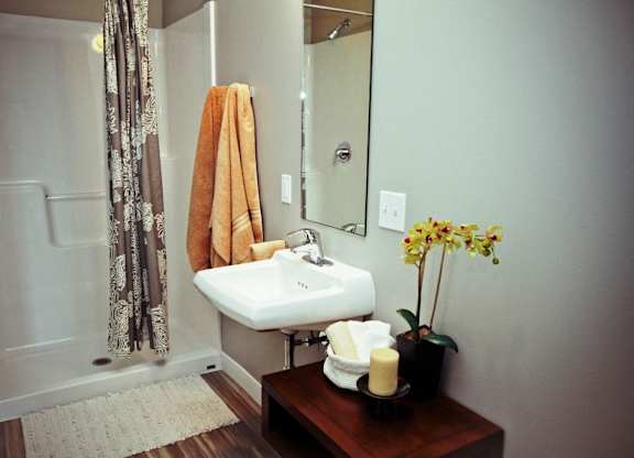 Bathroom at Pine Minor, Seattle, 98101