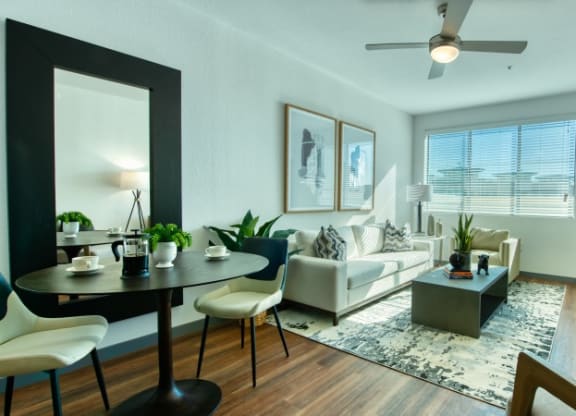 Living room at Elevation San Tan, Gilbert, AZ, 85295