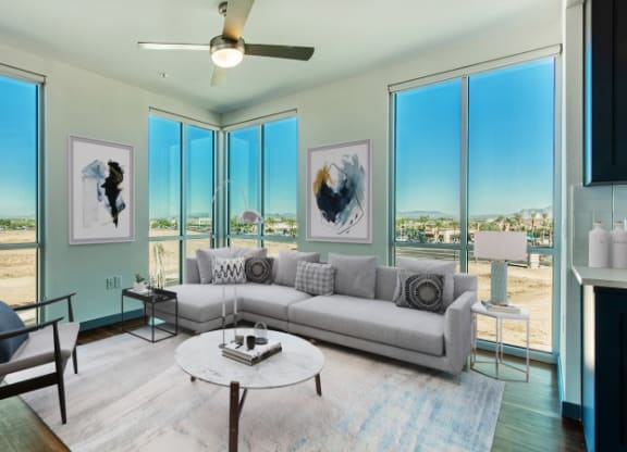 Living room  at Elevation San Tan, Gilbert, AZ