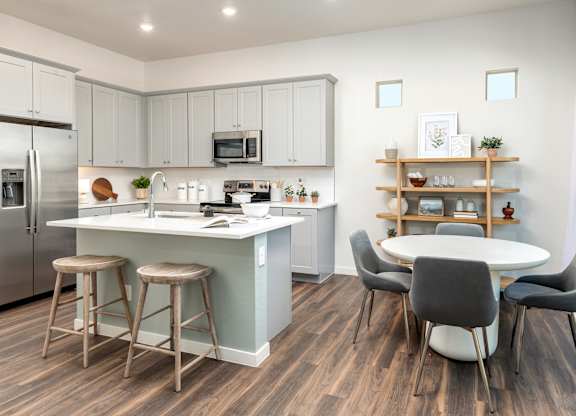 Stainless Steel Appliances and Granite Counters at Pillar at Fountain Hills