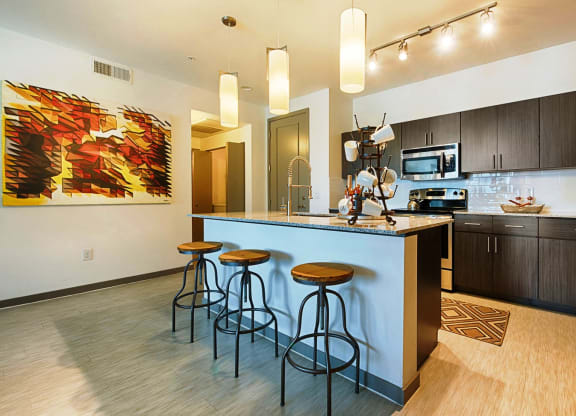 upgraded kitchens at Elevation on Central Apartments, Phoenix, 85012