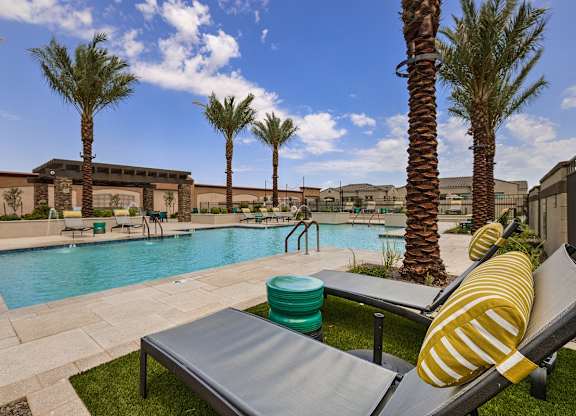 Community Pool with Lounge Deck at Pillar Lago