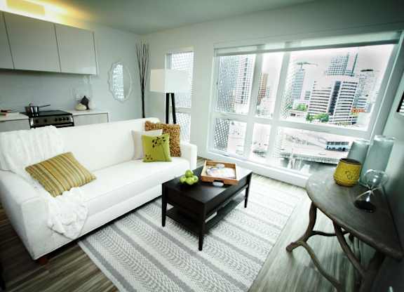 Modern Living Room at Pine Minor, Washington, 98101