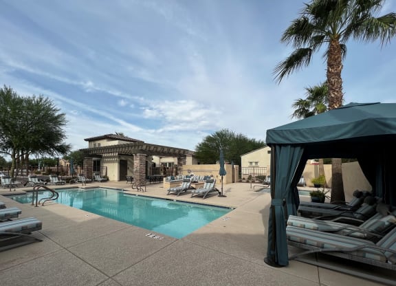 Community Pool with Cabanas