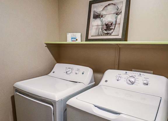 Laundry, Washer, Dryer, Storage