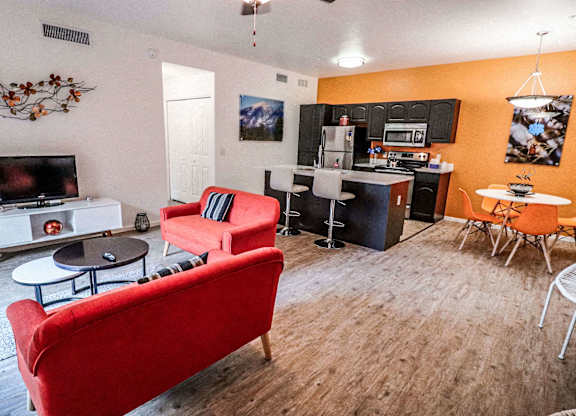 Living Area, Kitchen, Bar, Entertainment, Interior, Interior Design