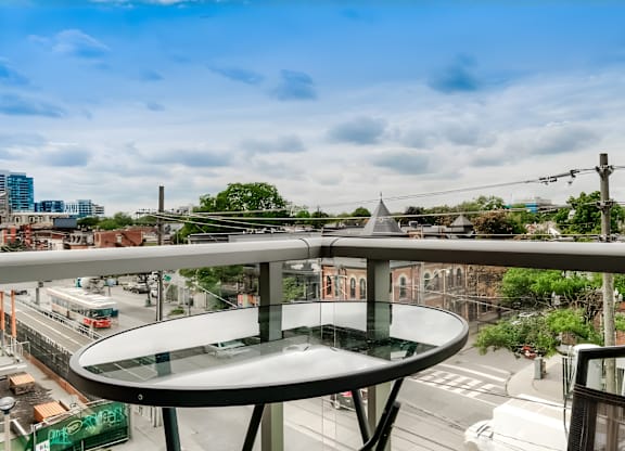 100 Lower Ossington Avenue balcony