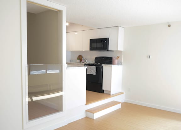 Garden Park Living Room Kitchen