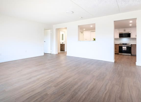 Heritage Place living room and kitchen