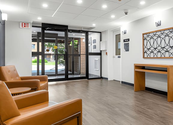 Heritage Place lobby and seating area
