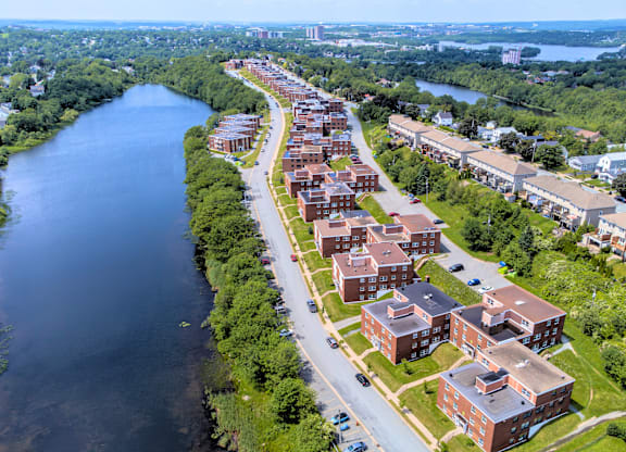 Lakefront Apartments Aerial View