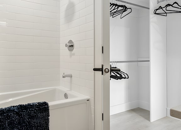Luma bathroom closet