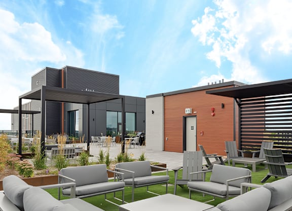 Luma terrace seating