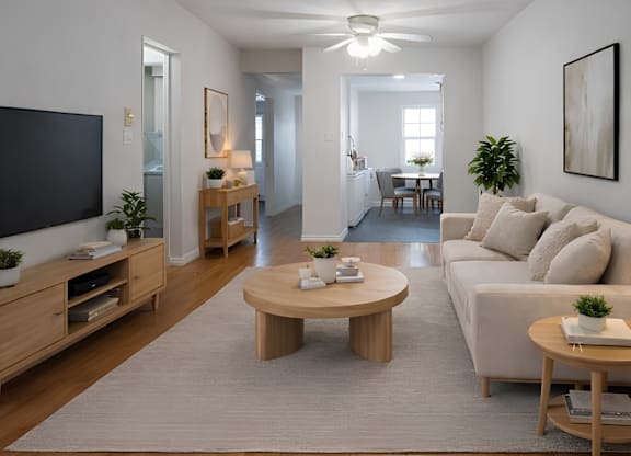 Pheasant Hill Apartments Living Room Hallway
