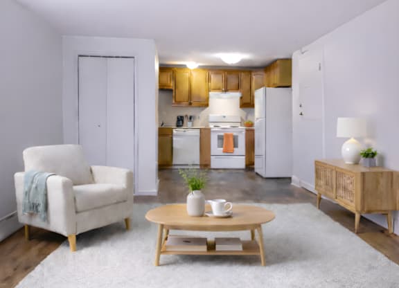 Pine Glen Apartments Living Room View