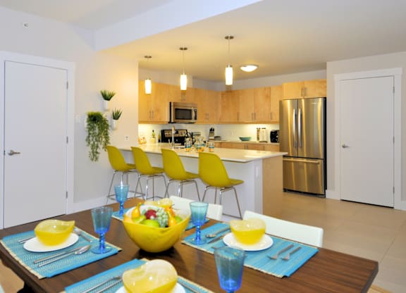 S2 Apartments Kitchen and Dining