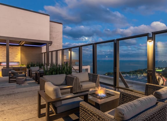 Rooftop at Night