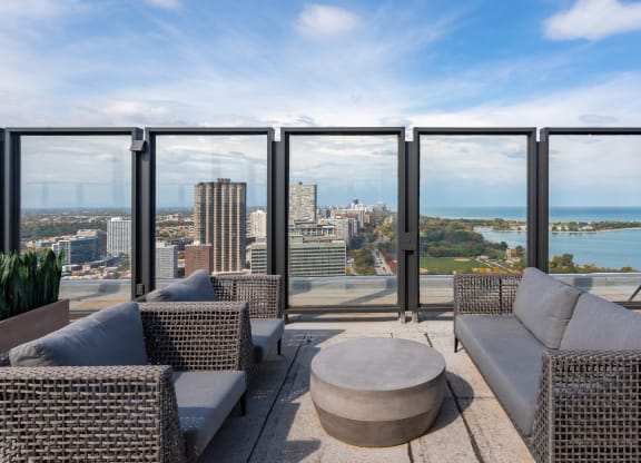 Rooftop Seating Area