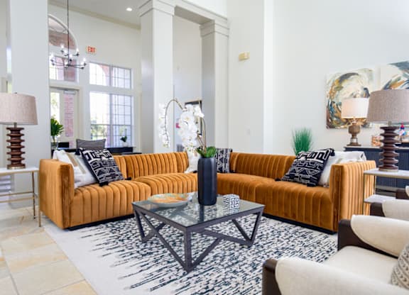 Warm And Inviting Living Room at Whitney at the Heights, Houston
