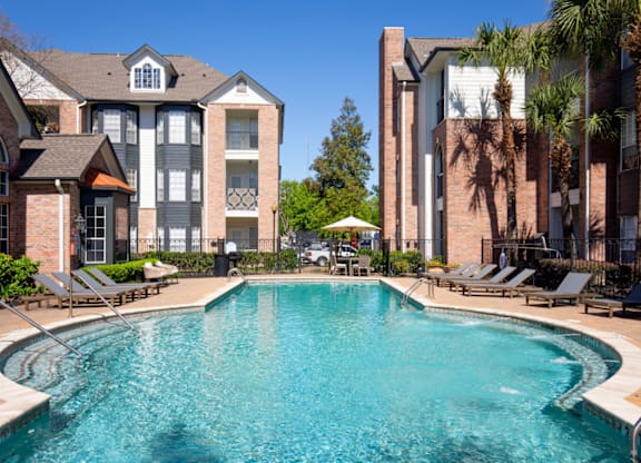Outdoor Swimming Pool at Whitney at the Heights, Houston, TX, Texas, 77008