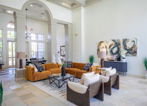 Clubhouse With Expansive Windows at Whitney at the Heights, Houston, TX, 77008