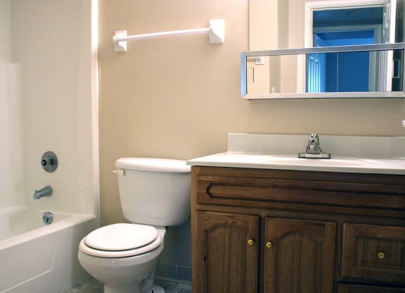 Crown Ridge bathroom at Crown Ridge Apartments, Franklin, 45005