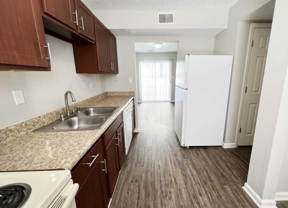 Kitchen area at 450 on Keeneland, Richmond Kentucky