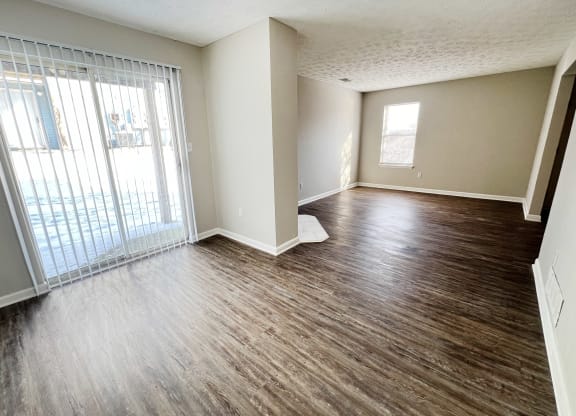 Room with window and balcony at 450 on Keeneland Apartments, Richmond
