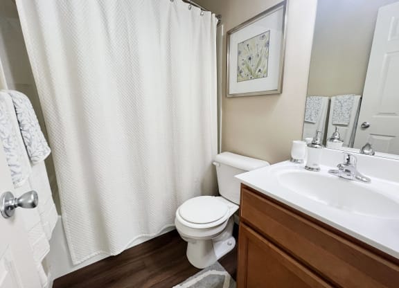 Bathroom at Fox Run Apartments, Cincinnati