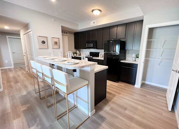 Separate Kitchen Area at Hebron Station Apartments, Kentucky
