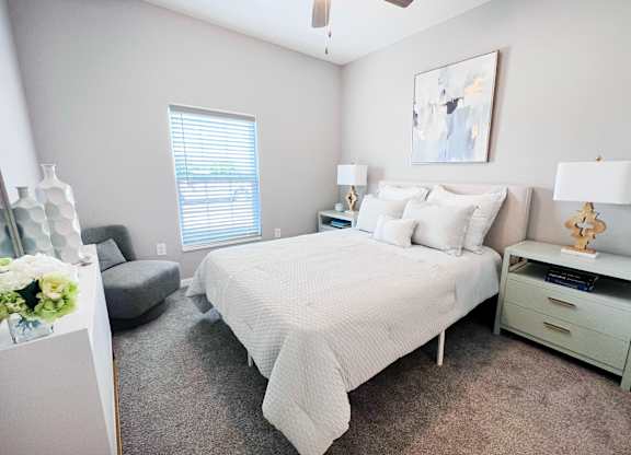 Bedroom With Adequate Storage at Hebron Station Apartments, Hebron, 41048
