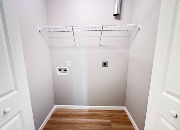 Empty Laundry Closet at Hebron Station Apartments, Hebron, 41048
