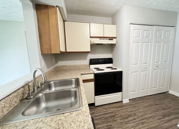 a kitchen with a sink at 450 on Keeneland Apartments, Kentucky, 40475