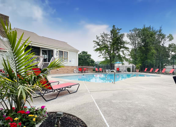 our apartments offer a swimming pool  at Hunter's Creek Apartments, Cincinnati