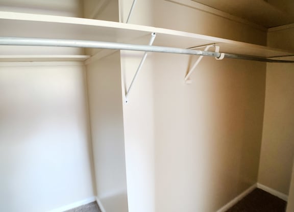 Closet space at Sharondale Woods Apartments, Ohio