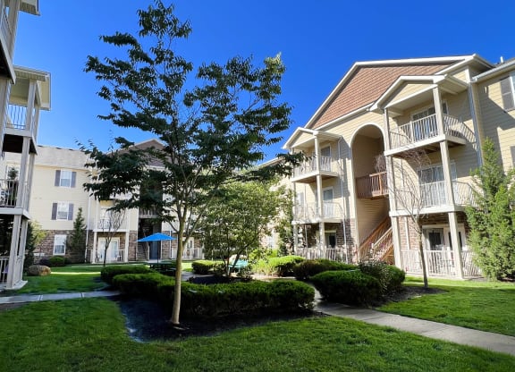 Lush Green Outdoor at The Residences at Liberty Crossing, Columbus, 43235