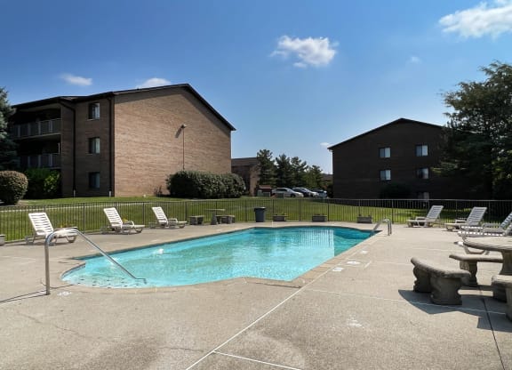 Pool With Sundecks at Colonial Village, Crescent Springs, KY, 41017