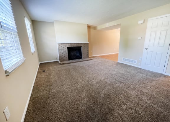 Carpeted Living Area at The Villas at Kingswood, West Chester, OH
