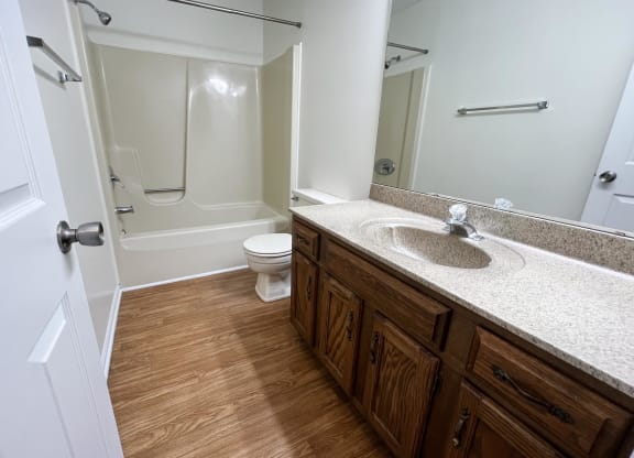 Bathroom With Bathtub at The Villas at Kingswood, Ohio, 45069