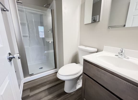 Modern Bathroom  at Revere Village Apartments, Ohio