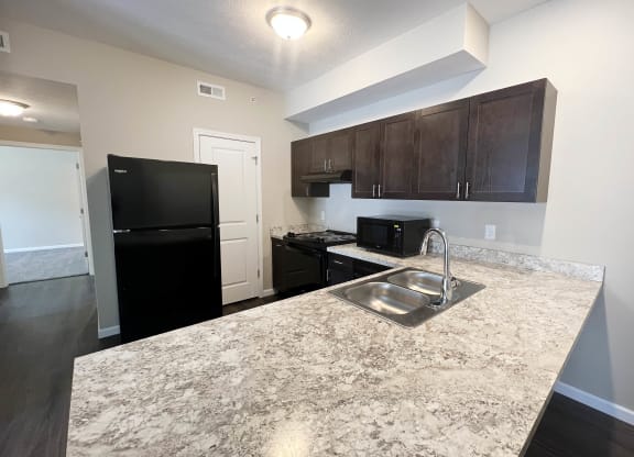 Sink and counter table at Parkway Trails, Florence, KY, 41042