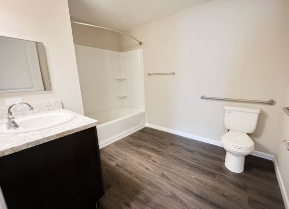 Bathroom area at Parkway Trails, Kentucky, 41042