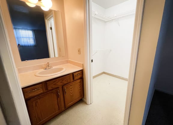 Bathroom With Storage Area at The Overlook at Ft. Thomas, Ft. Thomas, 41075