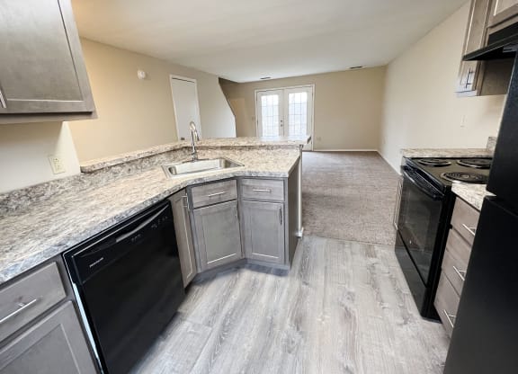 Elegant Backsplashes In Kitchen  at Woodhills Apartments, Ohio, 45449