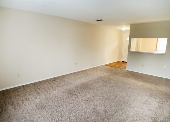 Living Area Carpeting at Woodhills Apartments, West Carrollton, OH