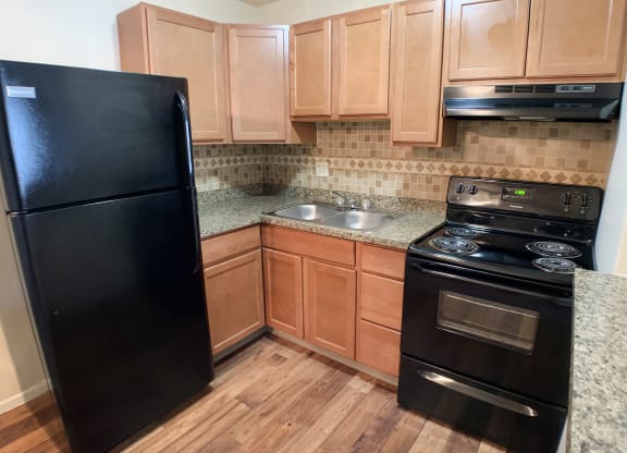 Kitchen at Forest Creek Apartments, Ohio