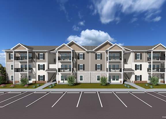 Building Exterior View at The Meridian on 32 Apartments, Batavia, OH, 45103