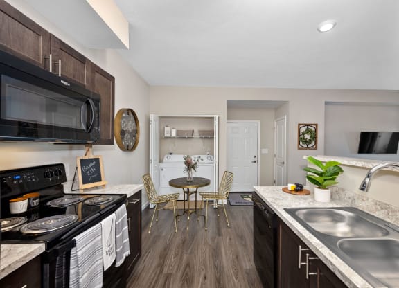 Kitchen cabinets at Parkway Trails, Florence, KY, 41042