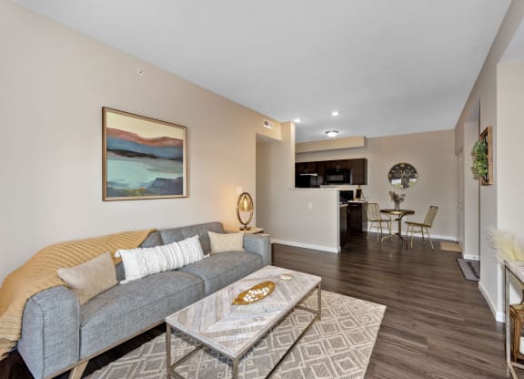 Living room area at Parkway Trails, Kentucky