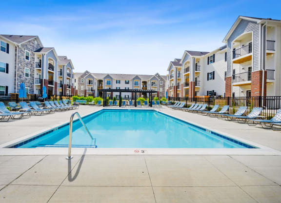 Pool view area at Parkway Trails, Florence, KY